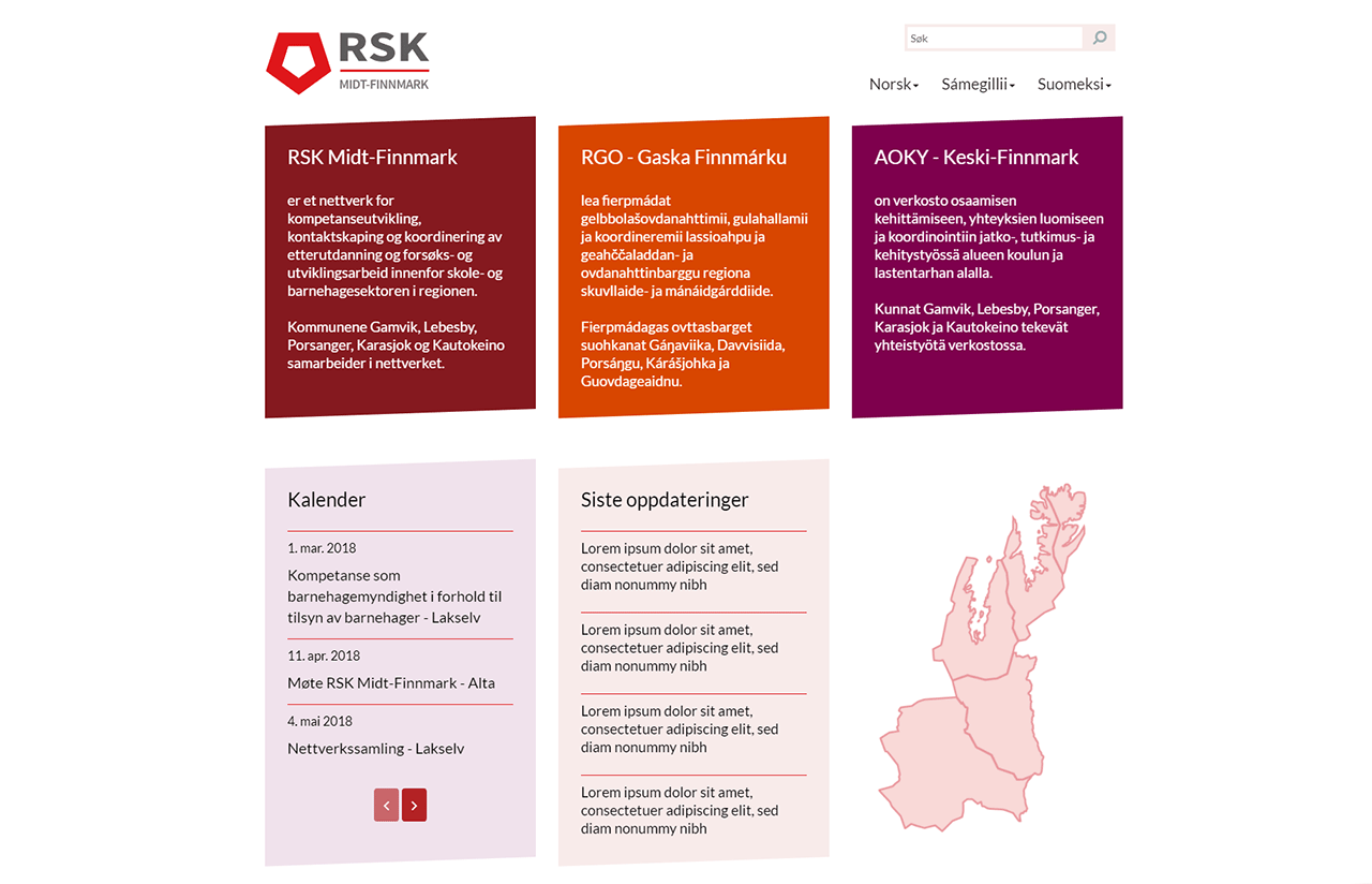 RSK Midt - profil og webdesign